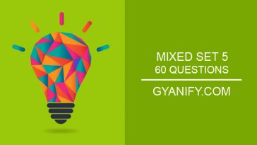 Mixed Quiz 60 Set 5