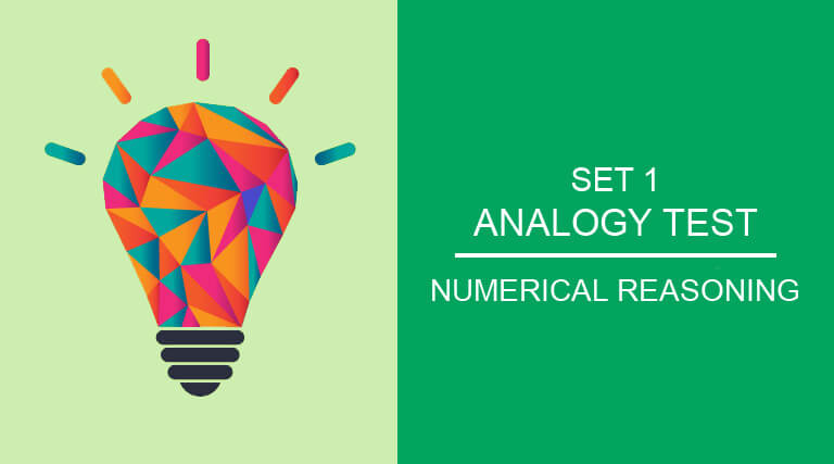 numerical reasoning - analogy test set 1