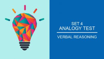 verbal reasoning - Analogy test Set 4
