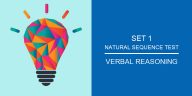 verbal reasoning - natural sequencet Test 1