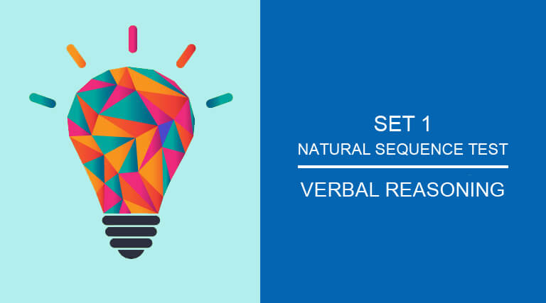 verbal reasoning - natural sequencet Test 1