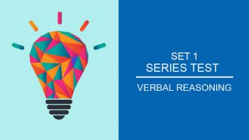 verbal reasoning - series Test 1