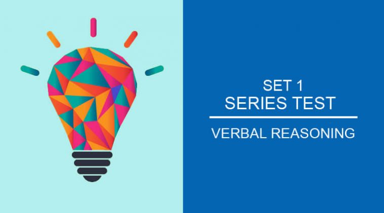 verbal reasoning - series Test 1