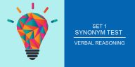 verbal reasoning - synonym Test 1